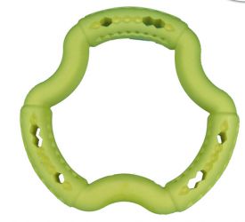 Vadigran Toy Dog Tpr Ring Green Apple 21cm