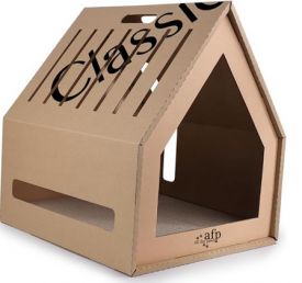 Afp Classic Comfort - Home Sweet Home Cardboard Hideaway Scratcher