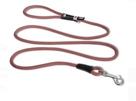 Curli Stretch Comfort Leash Ruby