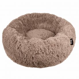 District 70 Fuzz Donut Bed Mocca With Zipper