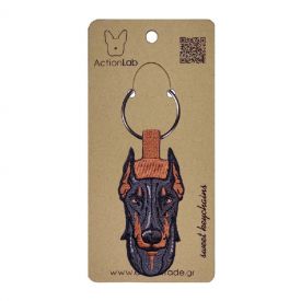 Doberman Keyring