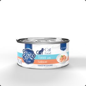 Egeo Tuna Whole Loin With Salmon And Rice In Broth Adult Cat Wet Food