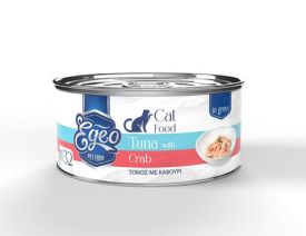 Egeo Tuna Whole Loin With Crab And Rice In Gravy Adult Cat Wet Food