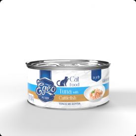 Egeo Tuna With Cuttlefish In Jelly Grain Free Adult Cat Wet Food