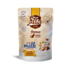 Fisi Chicken And Goat Milk Pouch For Adult Cat