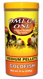 image of Omega One Goldfish Medium Pellets 
