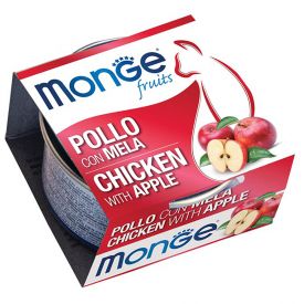 image of Monge Fruit Cat Wet Chicken And Apple