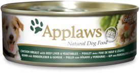 image of Applaws Can With Chicken, Liver Of Veal And Vegetables For Dogs