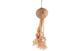 Flamingo Octopus Coconut With Coloured Beads