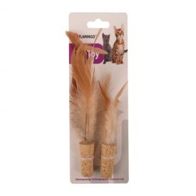 Flamingo Buse Cork With Feathers 