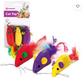 Flamingo Supermouse Catnip Toy For Cats