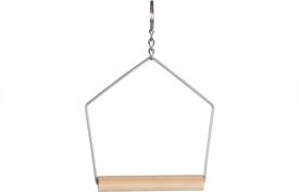 Flamingo Swing With Wooden Perch