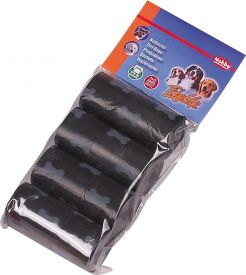 Nobby Tidyup Poop Bags Black 4 Rolls With 15 Bags