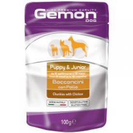 Gemon Dog Puppy & Junior Chicken Pouch