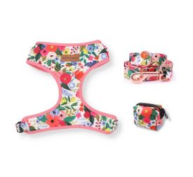 Hangy Harness And Leash Floral Set
