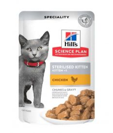 Hill's Science Plan Sterilized Kitten Chicken Pouch