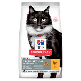 Hill's Science Plan Sterilised Mature Adult 7+ Cat Food With Chicken