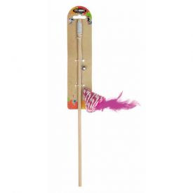 Imac Sisal Cone And Feathers Teaser Cat Toy