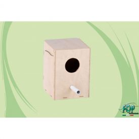 Fop Little Parrots White Wood Nest