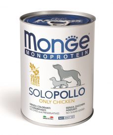 Monge Monoprotein Dog Wet Only Chicken 
