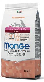 Monge – Monoprotein Extra Small Adult Salmon And Rice