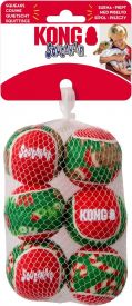 Kong Holiday SqueakAir Tennis Balls Dog Toy