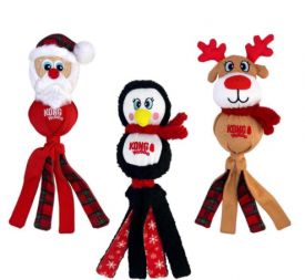 Kong Holiday Wubba Assorted Festive Characters Dog Toy