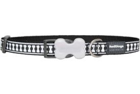 Red Dingo - Reflective Black Dog Collar