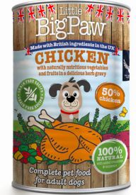 Little Big Paws Dog Chicken & Vegetables In Herb Gravy