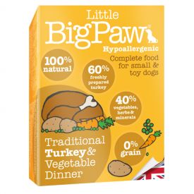 Little Big Paw Dog Traditional Turkey & Vegetables 