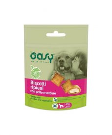 Oasy Snack Dog - Biscuits With Chicken And Vegetables 80 Gr