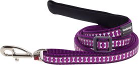 Red Dingo Purple Reflective Dog Lead