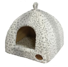 Nobby Cave Alanis Leopard Grey L X W X H 40 X 40 X 35 Cm