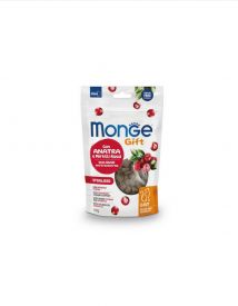 MONGE Gift Cat FilledCrunchy Sterilised DuckCranb. 60g