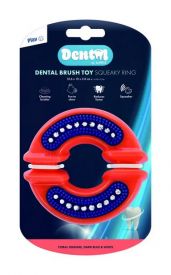 M-PETS  Dental Brush Toy Squeaky Ring