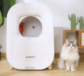 M-Pets-Smarto M600 Auto Cat Litter With Wifi
