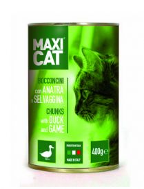 Maxi Cat Wet Food With Duck And Game