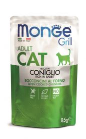 Monge Grill Cat Wet Rabbit 