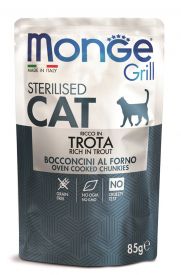 Monge Grill Cat Wet Sterilised Trout 