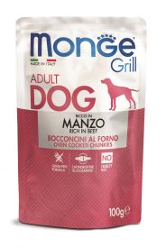 Monge Grill Dog Wet Beef 