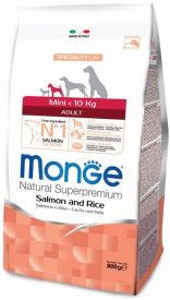 Monge Monoprotein Mini Adult Salmon & Rice