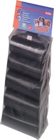 image of Nobby Tidyup Poop Bag Value Pack Black 10 Rolls With 15 Bags