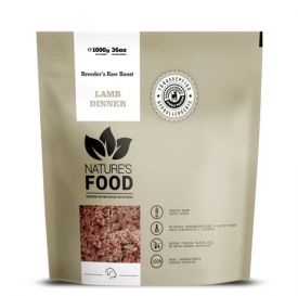 Natures Lamb Dinner Breeders Raw Boost 1 Kg