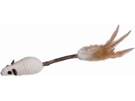 Nobby Silver Vine Stick With Rattling Mouse