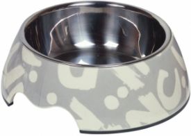 Nobby Letter Stainless Steel Bowl Print