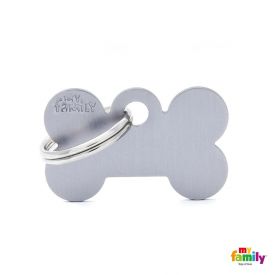 Myfamily Grey Bone Nametag