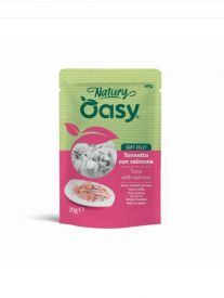 Oasy Wet Cat Natury Soft Jelly - Tuna With Salmon