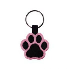 image of Keyring Animal Paw Pink