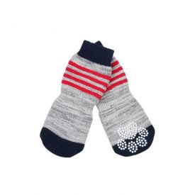 Pawise Anti Slip Socks Stripes
