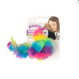 Pawise Cat Toy Rainbow Bird